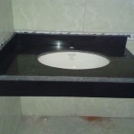 Mặt bàn lavabo đá đen huế